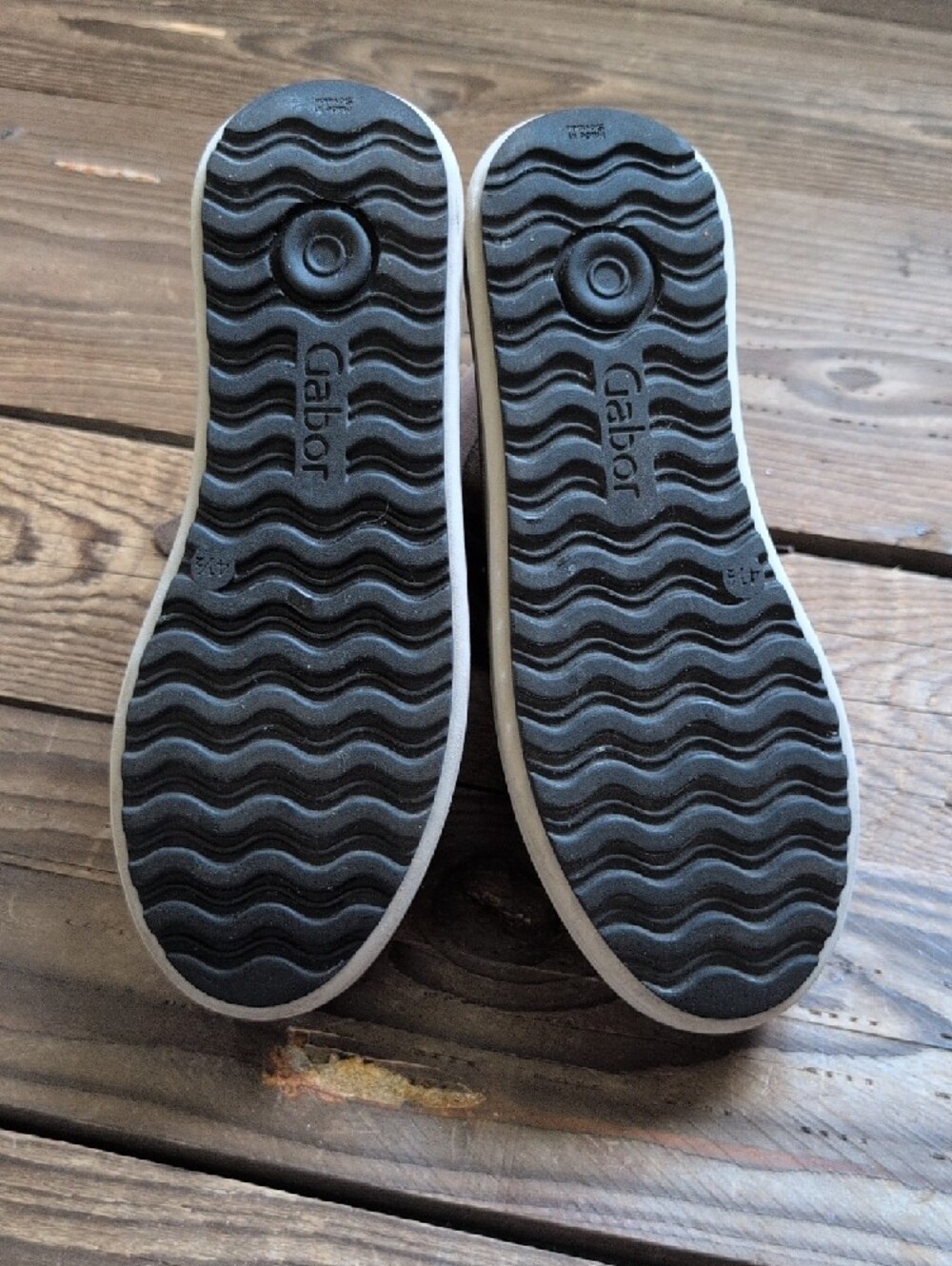 Gabor Brown Suede High-Top Sneakers 7 - Picture 8 of 8
